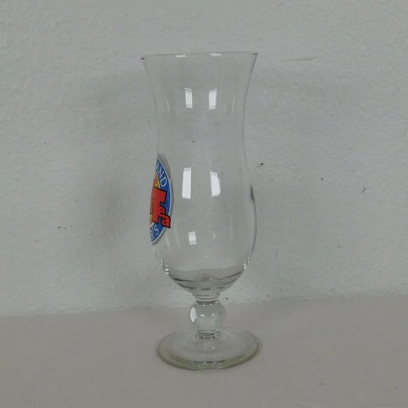 Dave and Buster's Restaurant TNTea Hurricane Glass Stemware 8 1/4" tall 3" wide - Picture 3 of 7